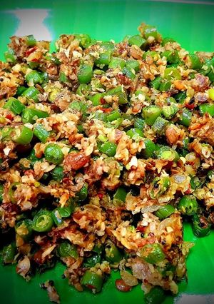A picture of Beans Horse Gram Fry.