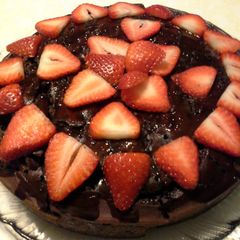 A picture of Vegan Chocolate Rum Cake with Sticky Rum Glaze.