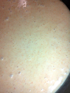A picture of Yellow sauce.