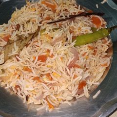 A picture of Heyderabadi veg Biryani.
