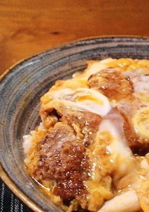A picture of Pork Cutlet Rice Bowl.