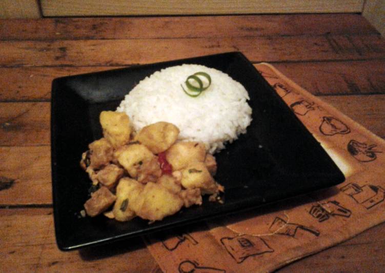 fried tofu with chilli and salt (tahu goreng cabe garam)