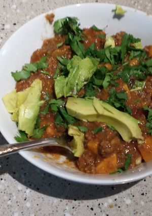 A picture of Sweet Potato Chili (Whole30).