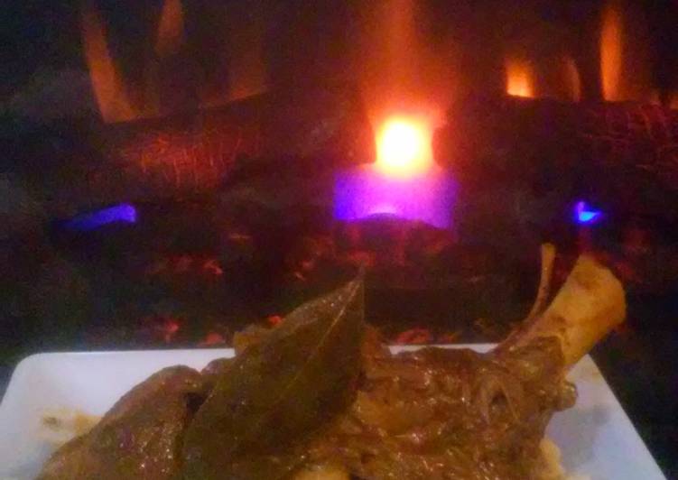 Recipe of Super Quick Homemade Luxurious Lamb Shanks