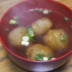 A picture of Lotus Root Dumplings (Clear Soup Version).