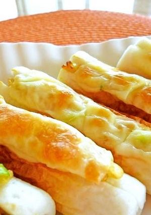 A picture of Tanuki Tempura Crumbs Chikuwa.