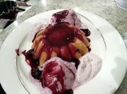A picture of chocolate fondant cake