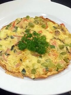 A picture of Spanish Omelette.