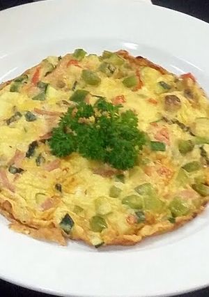 A picture of Spanish Omelette.