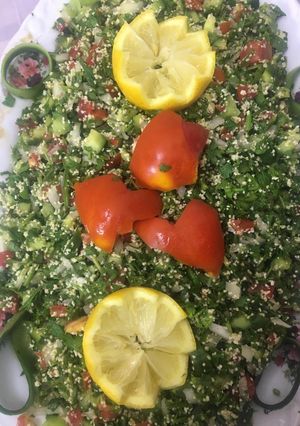 صورة لوصفة تبولة
