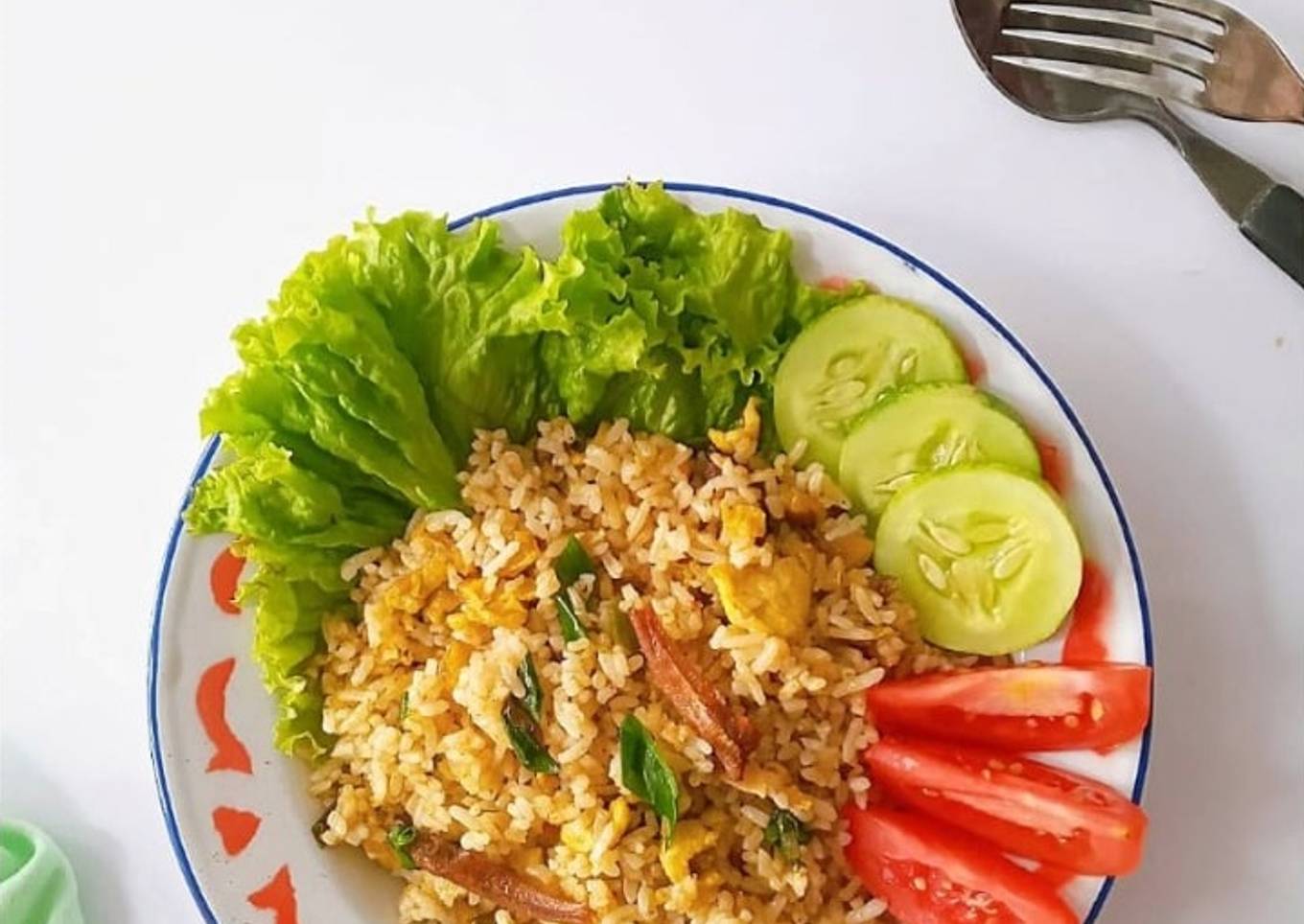 Nasi Goreng Teri Cabe Ijo