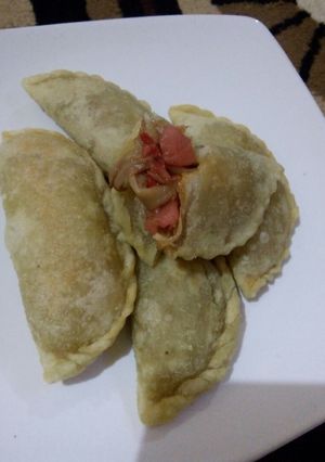 Foto resep Cireng isi jamur sosis pedas