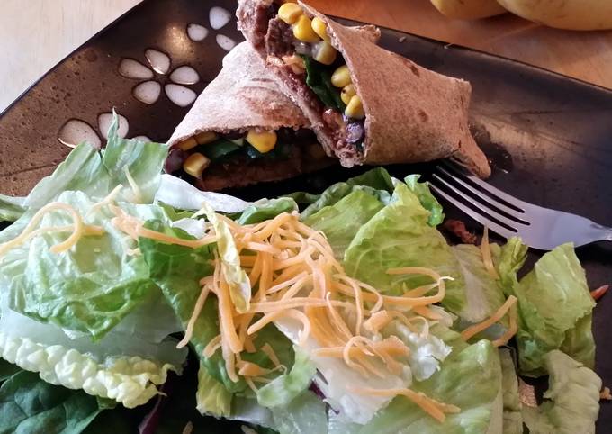 low calorie bbq steak wraps