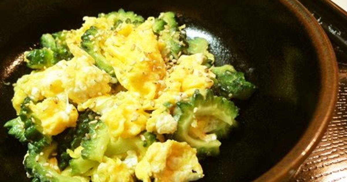 Fluffy Stirfried Bitter Melon and Eggs Recipe by cookpad.japan Cookpad