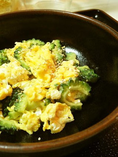 A picture of Fluffy Stir-fried Bitter Melon and Eggs.
