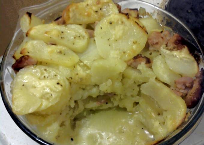 cheesey bacon potato bake