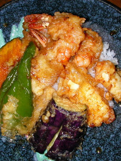 A picture of Tendon (Tempura Rice Bowl).