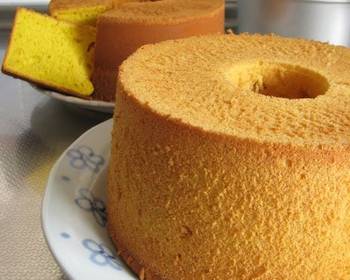 Ready to Serve Kabocha Squash Chiffon Cake Very Delicious