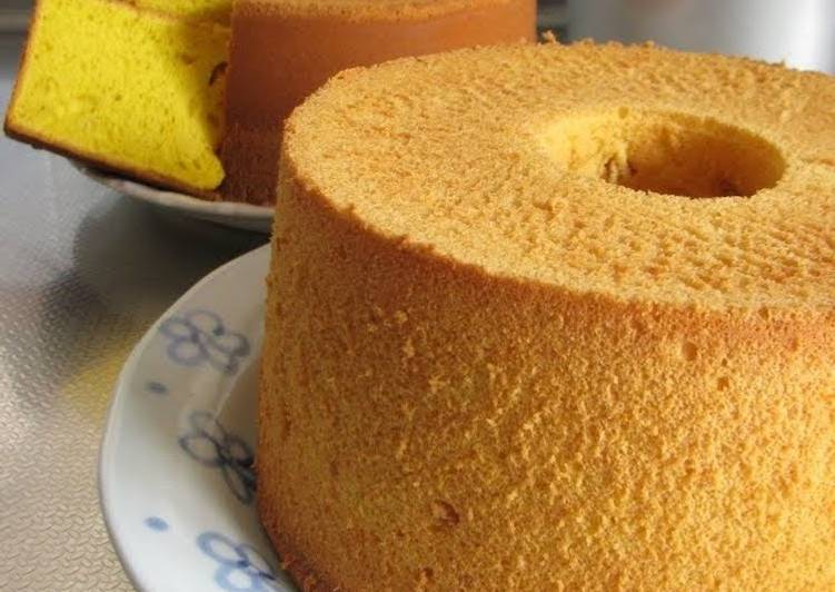 Step-by-Step Guide to Cook Speedy Kabocha Squash Chiffon Cake