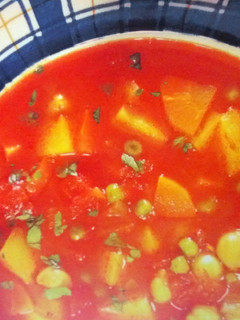 A picture of Spicy Potato & Chickpea Soup.