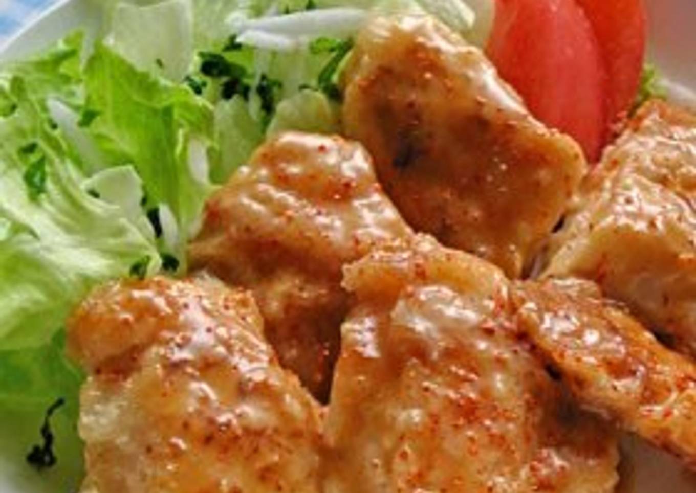 Chicken with Rich Oyster Sauce and Mayonnaise Sauce