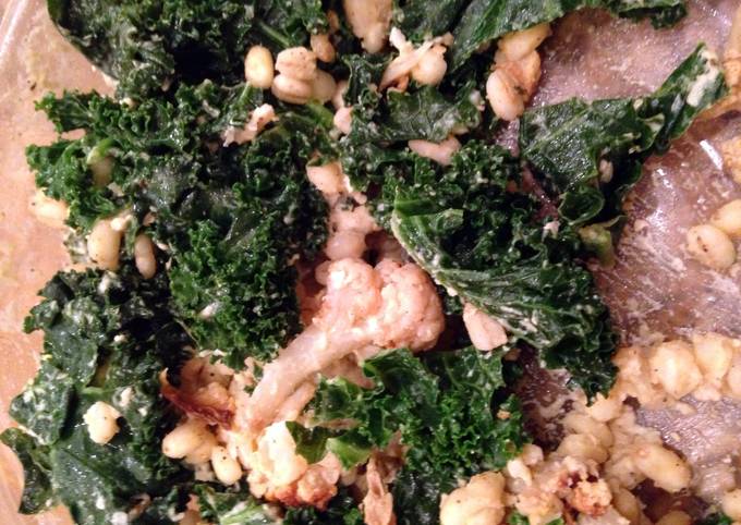 Steps to Make Any-night-of-the-week Kale Barley Bowl