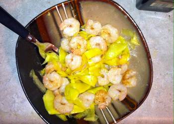 Easiest Way to Make Appetizing Yellow squash Noodles NonPasta  Garlic Shrimp