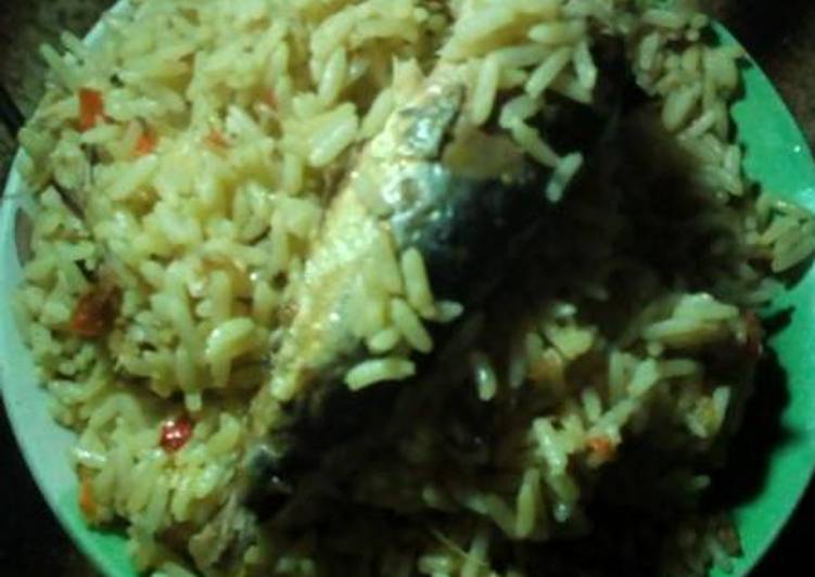 Okpehe rice and fish