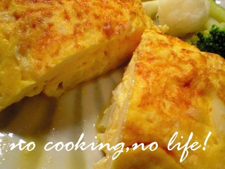 Recipe Roly-Poly Cauliflower Cheese Omelette the  Makes Drooling Perfect