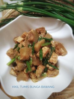 Foto resep Kikil Tumis Bunga Bawang #Rabubaru