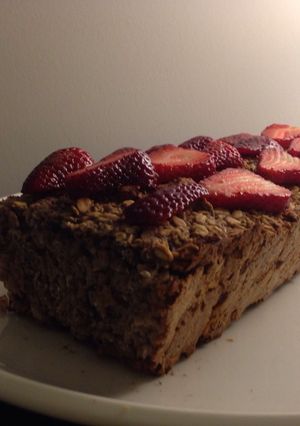 Una foto de Budín fit de frutos rojos