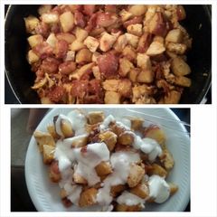 A picture of No-Bake Loaded Potato Casserole.