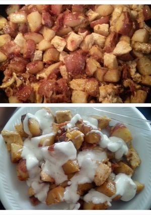 A picture of No-Bake Loaded Potato Casserole.