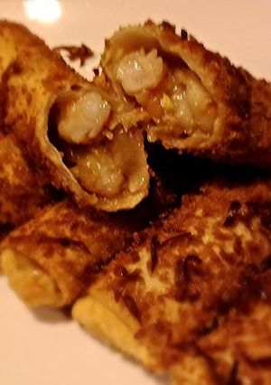A picture of Shrimp And Coconut Egg Rolls.