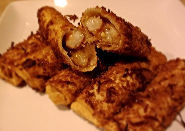 Steps to Make Homemade Shrimp And Coconut Egg Rolls