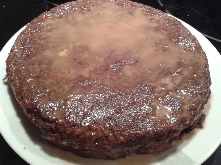 Easy Steps to Prepare Pineapple brownie with caramel syrup the So Delicious Makes you drool