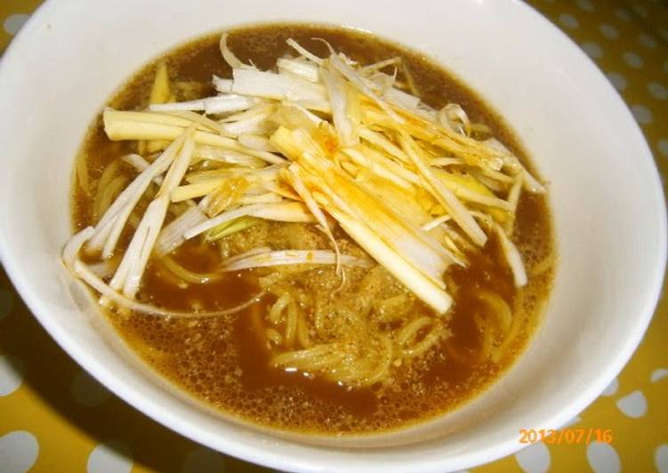 Teach Your Children To Spicy Tonkotsu (Pork Base) Ramen with Leeks