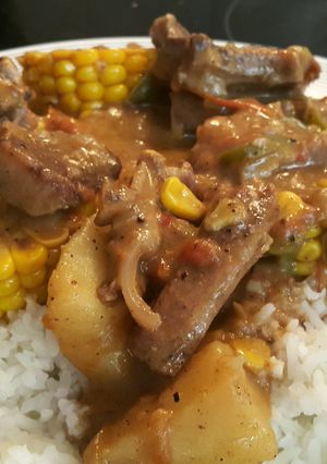 A picture of Peasant's lamb stew.