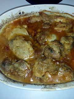 A picture of lemon chicken.