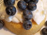 A picture of blueberry yogurt