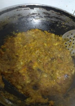 A picture of Began Bharata(Eggplant).