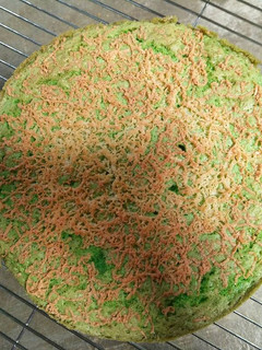 Foto resep Bolu pandan keju
