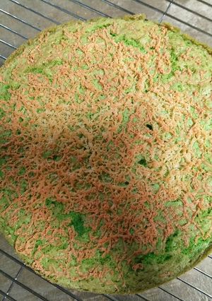 Foto resep Bolu pandan keju