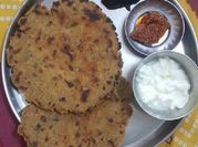 A picture of mirchi parathas