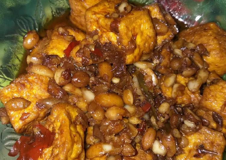 Tahu kacang kecap😋