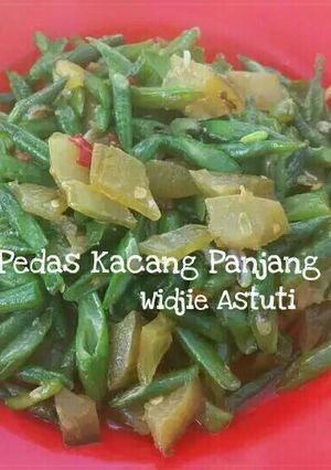 Foto resep Kikil Pedas Kacang Panjang