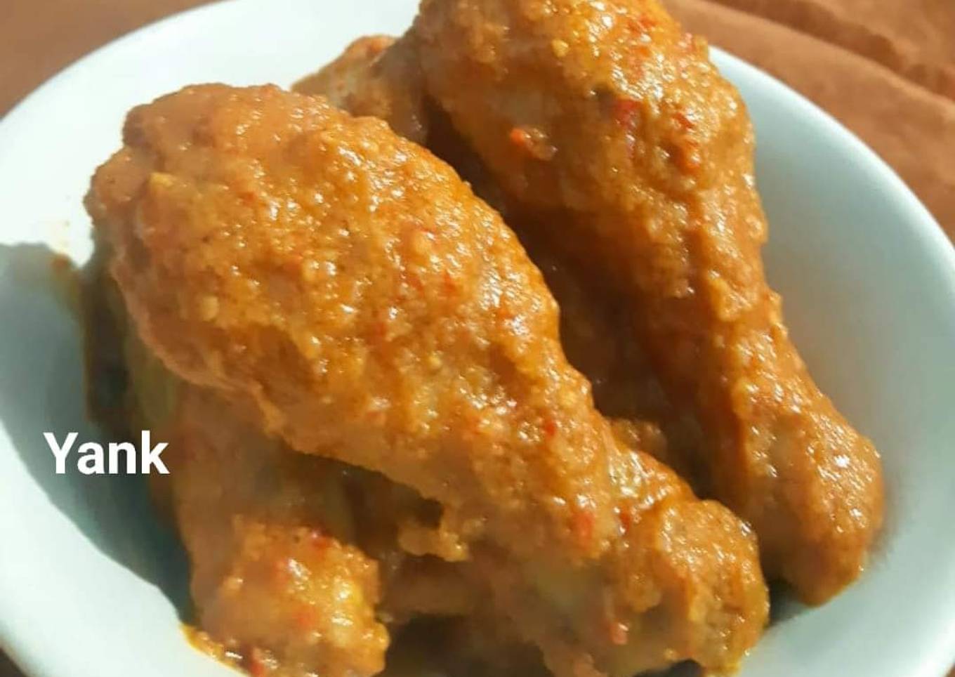 Ayam bumbu kacang pedas (nutty hot chicken)
