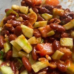 A picture of Bean salad.