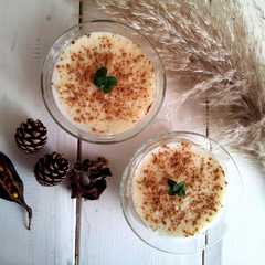Una foto de Arroz con leche tradicional