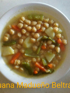 Una foto de Cocido de garbanzos